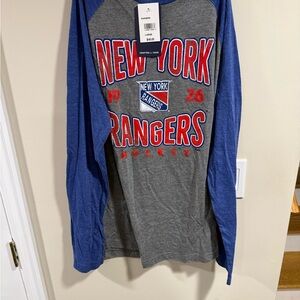 New York Rangers Men’s Long Sleeve Shirt